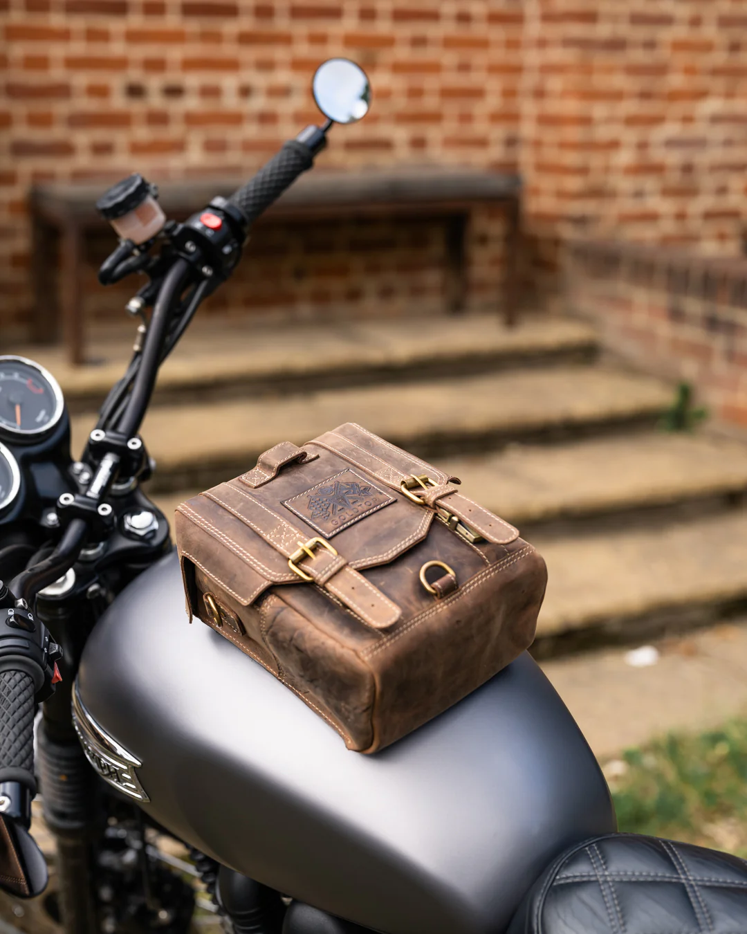 Leather Tank Bag - Large - Image 14