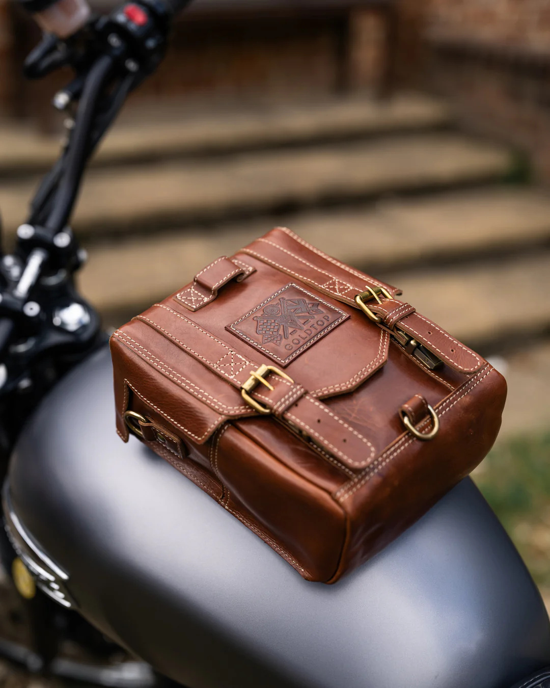 Leather Tank Bag - Large - Image 27