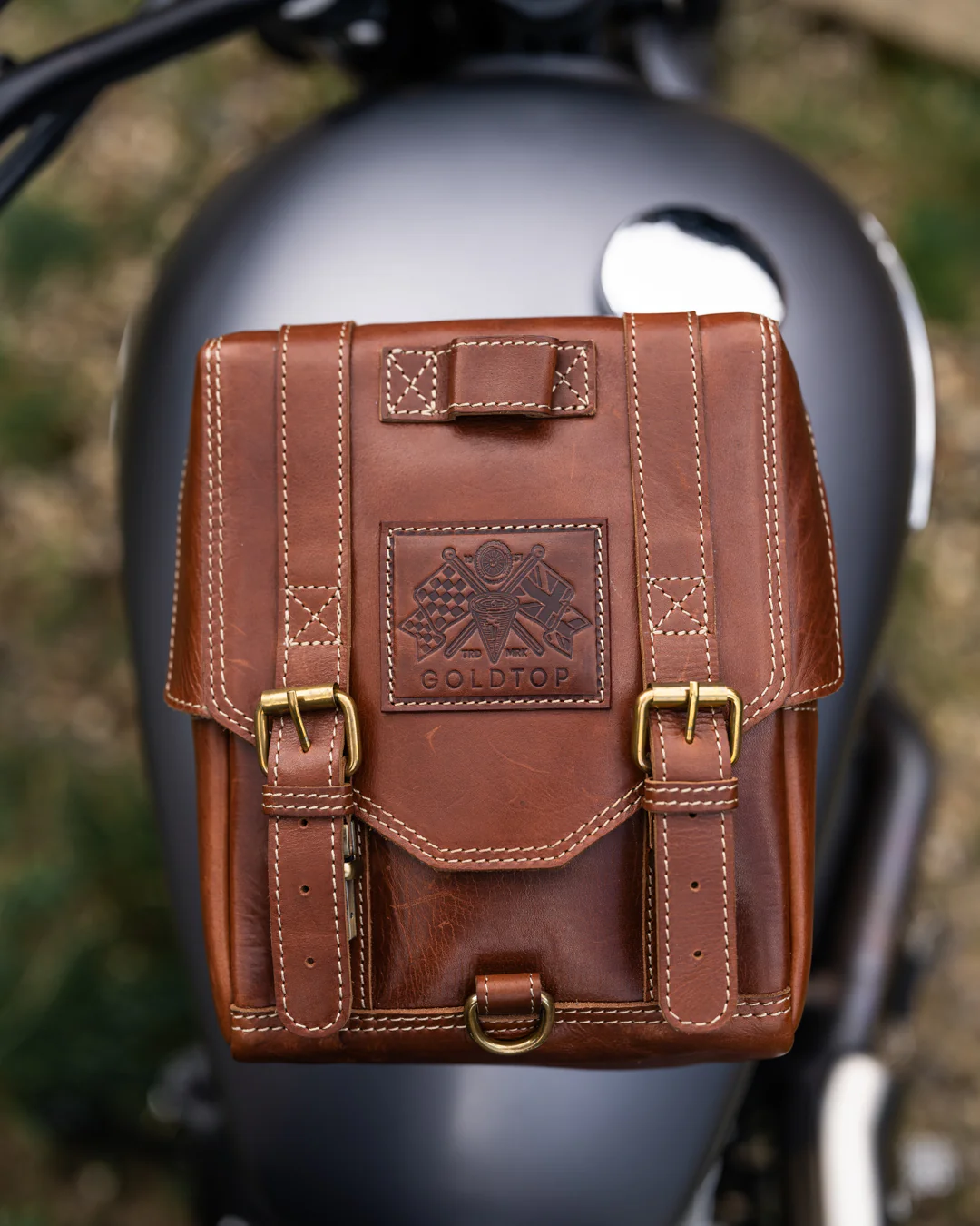 Leather Tank Bag - Large - Image 28