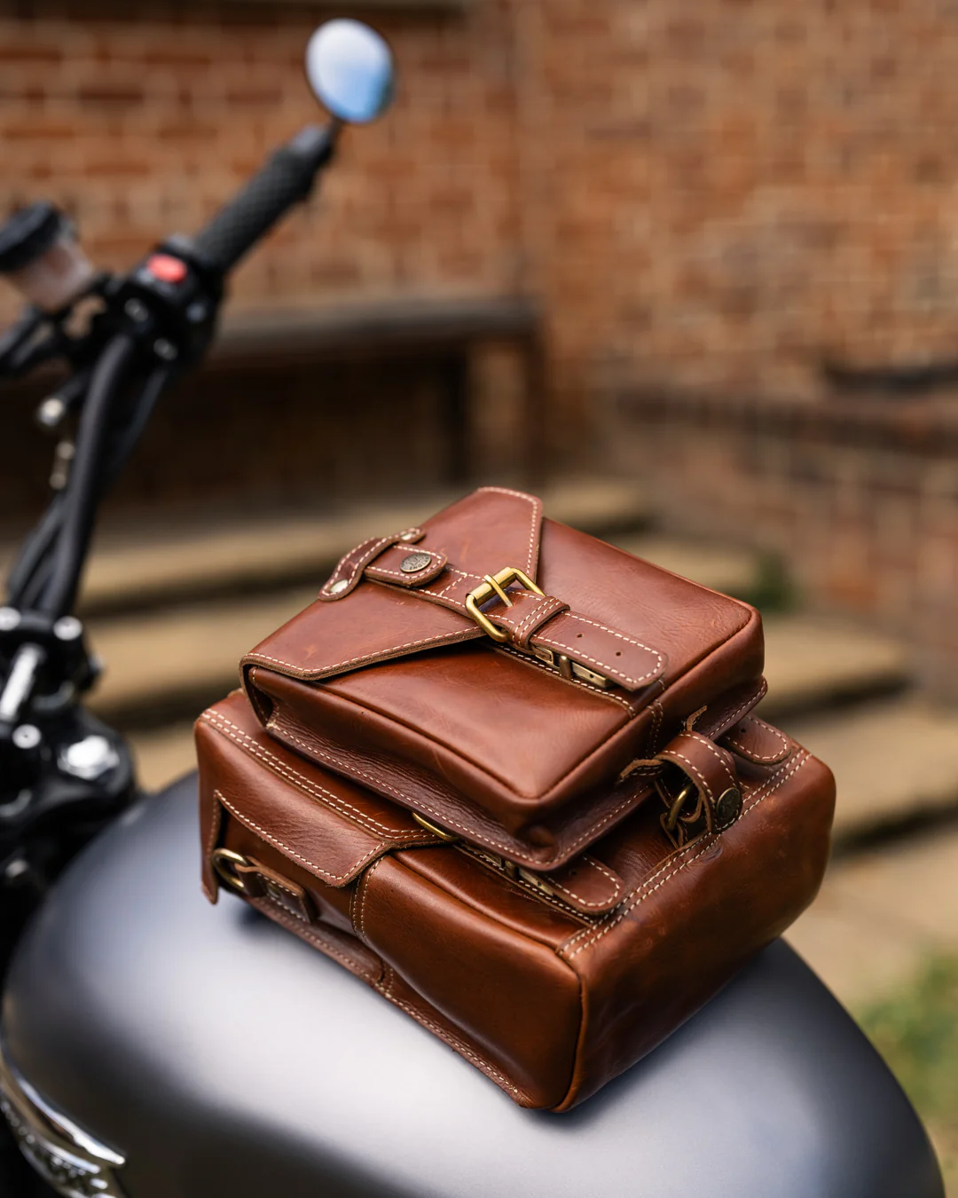 Leather Tank Bag - Large - Image 34
