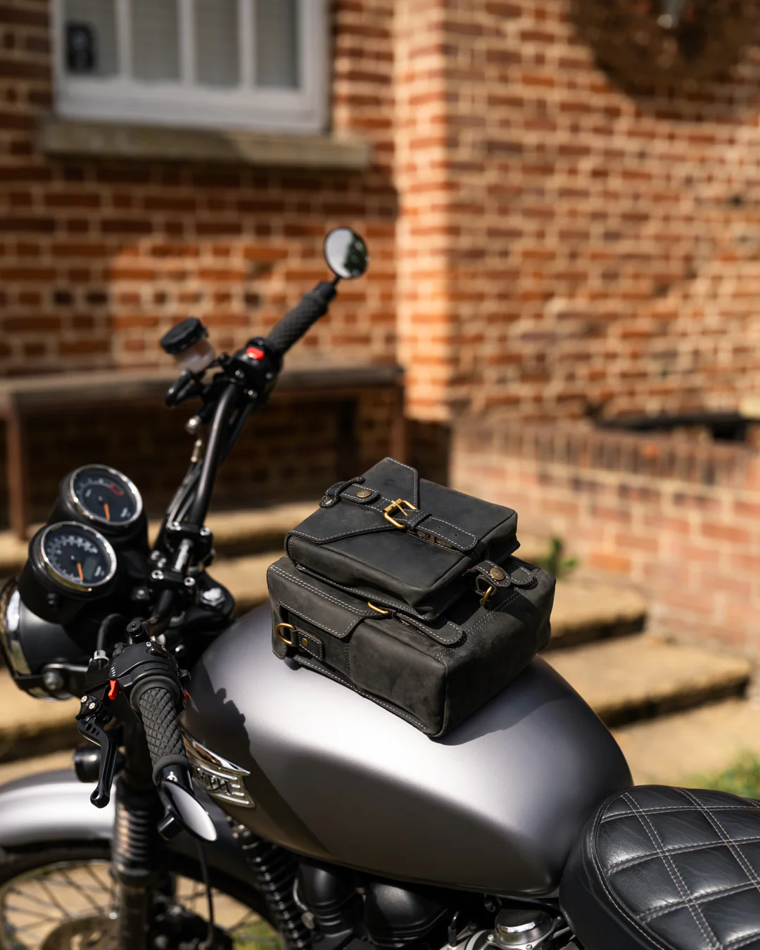 Leather Tank Bag - Large - Image 4
