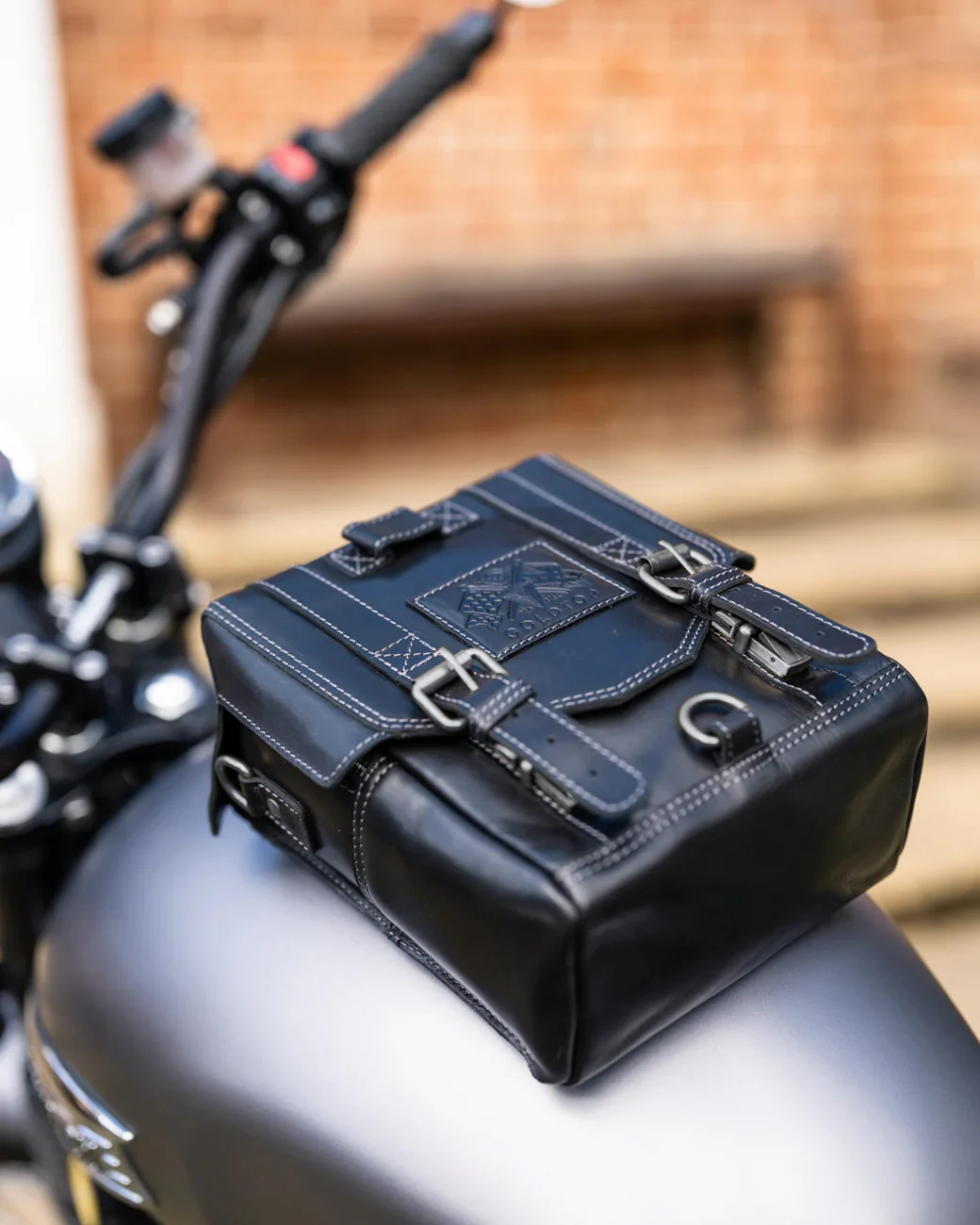 Leather Tank Bag - Large - Image 43