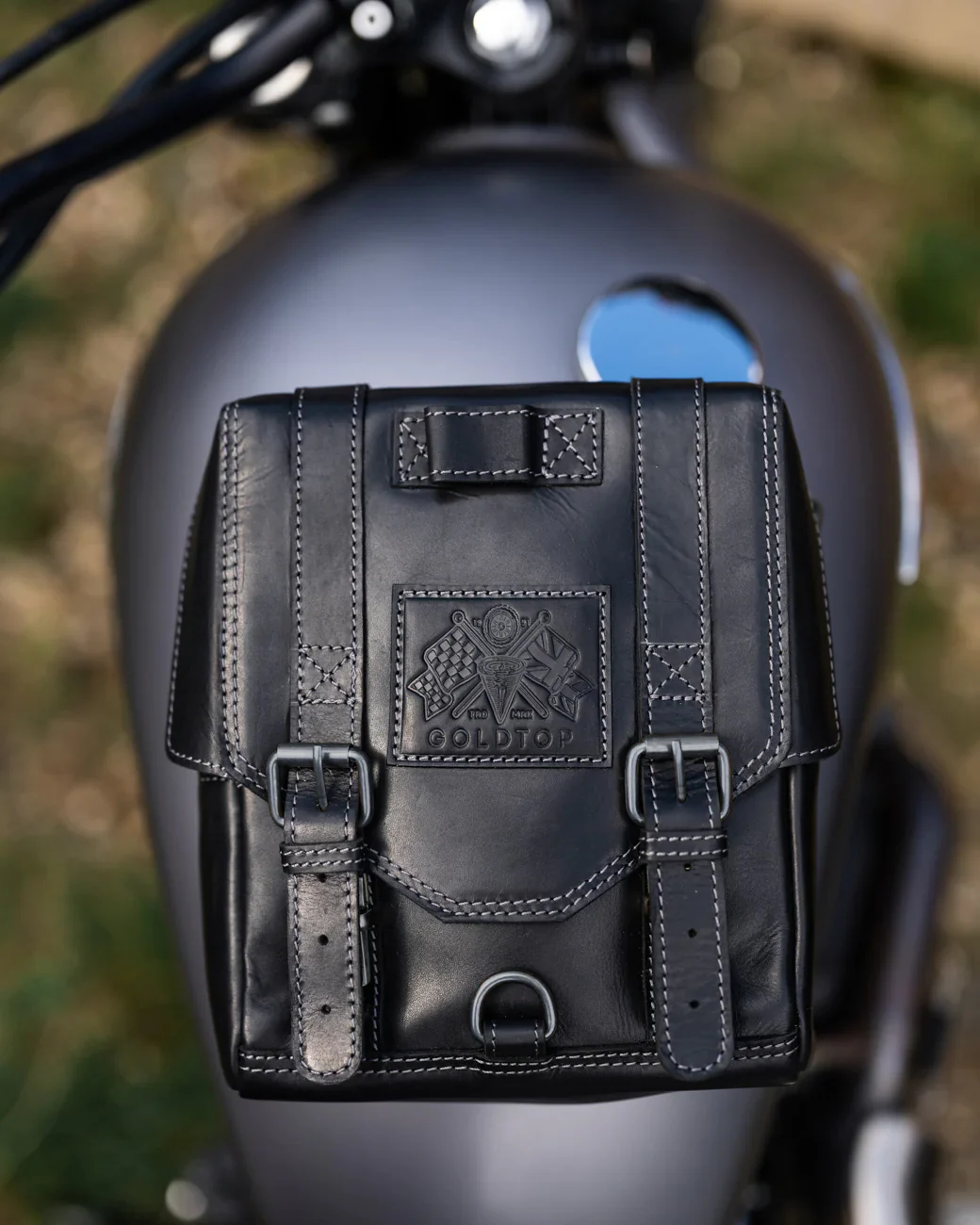 Leather Tank Bag - Large - Image 44