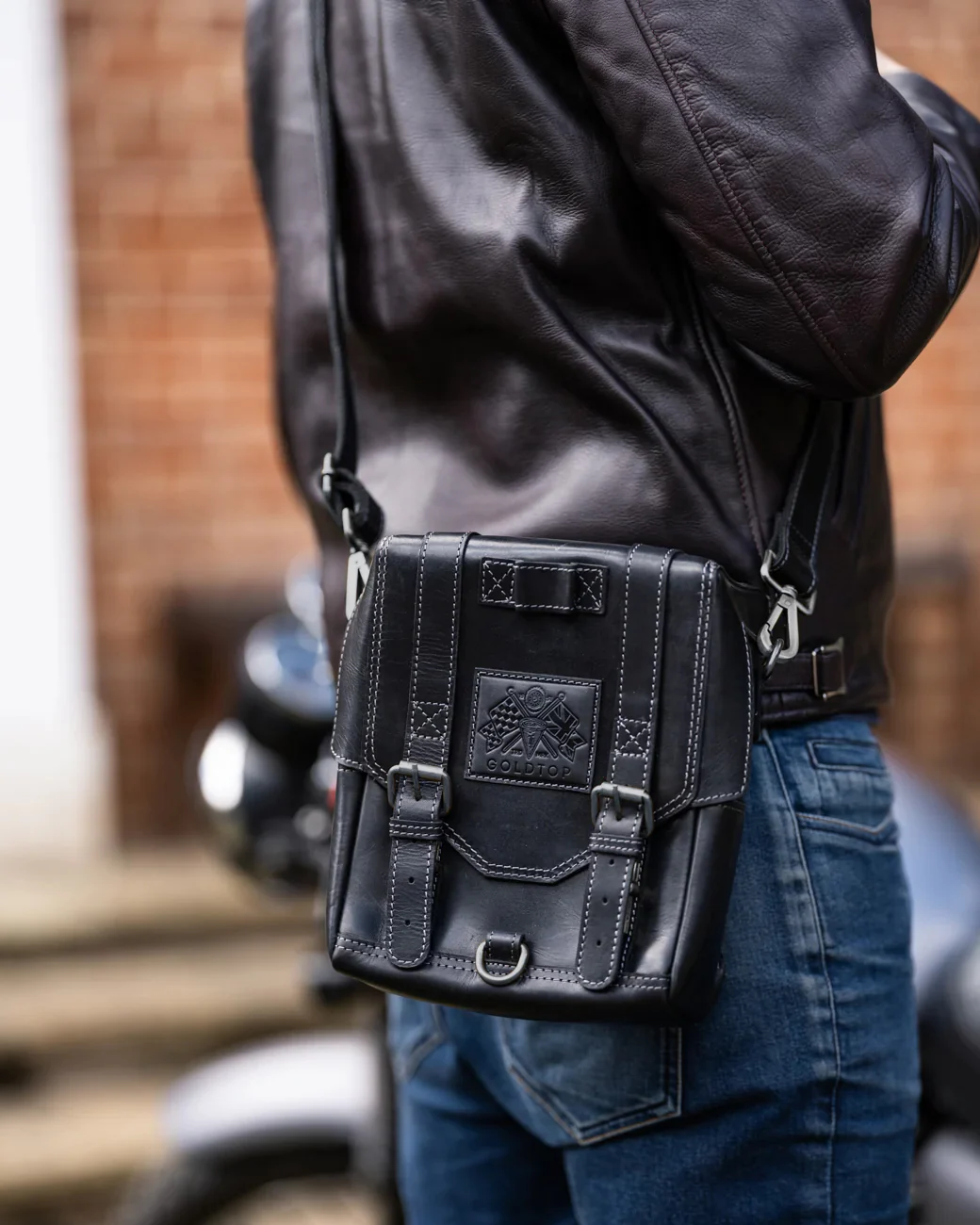 Leather Tank Bag - Large - Image 46