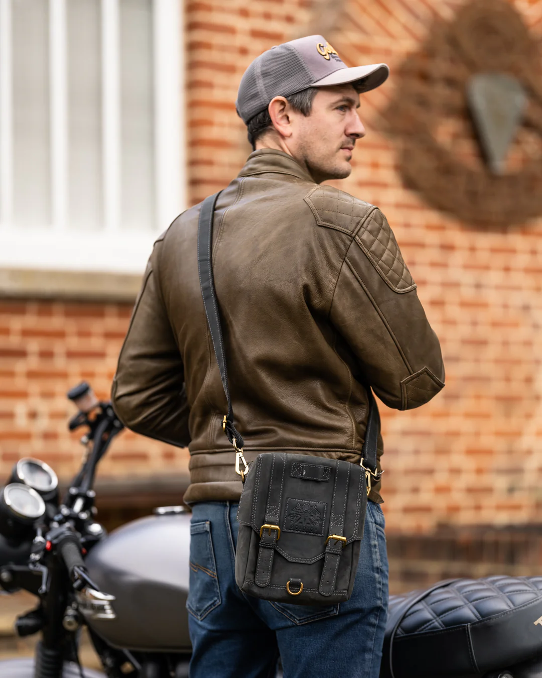 Leather Tank Bag - Large - Image 5