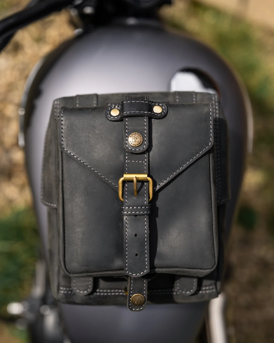 Leather Tank Bag - Large - Image 7