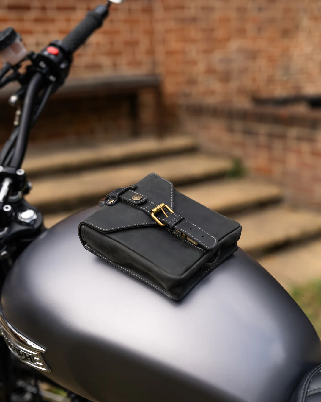Leather Tank Bag - Small - Image 12