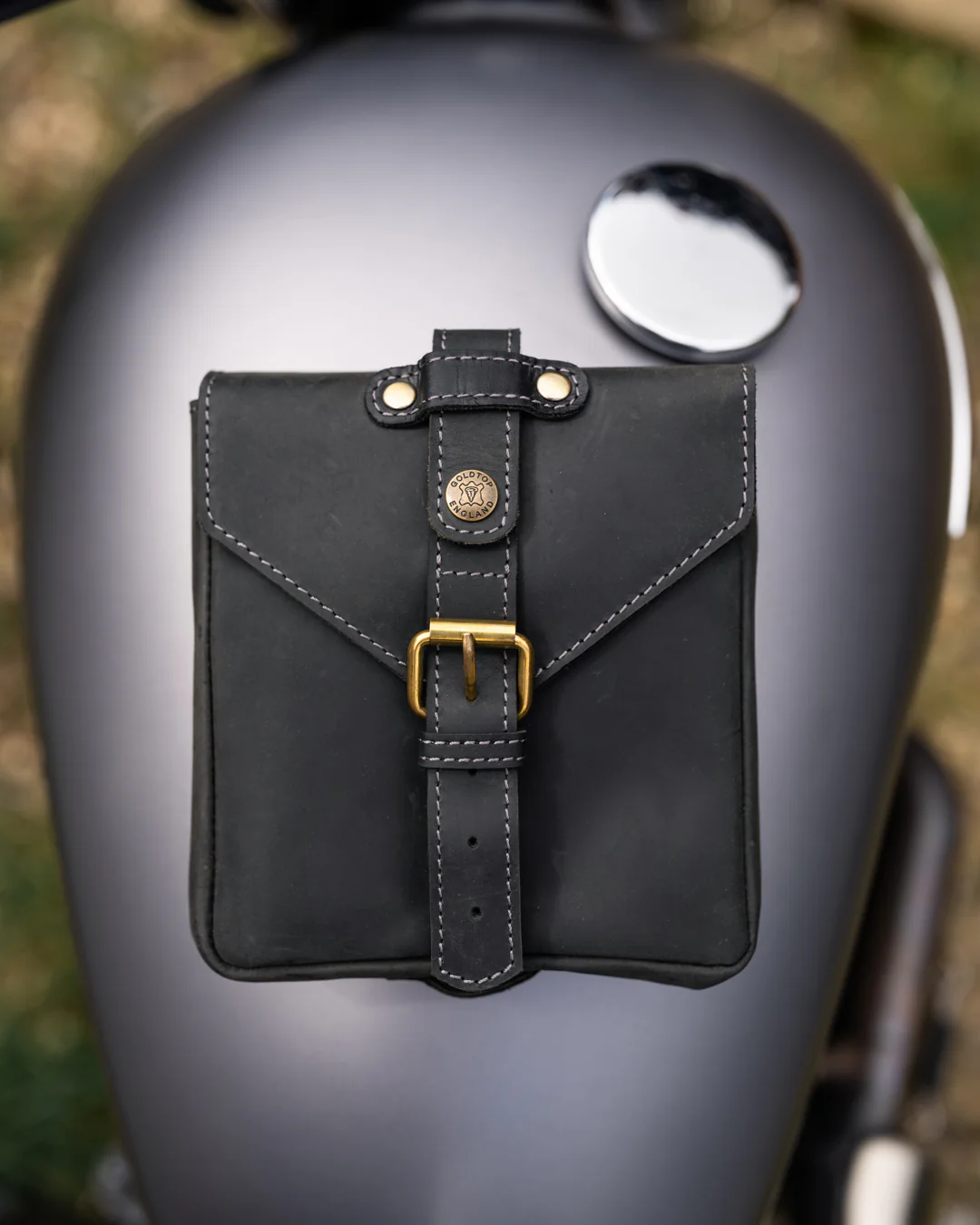 Leather Tank Bag - Small - Image 14