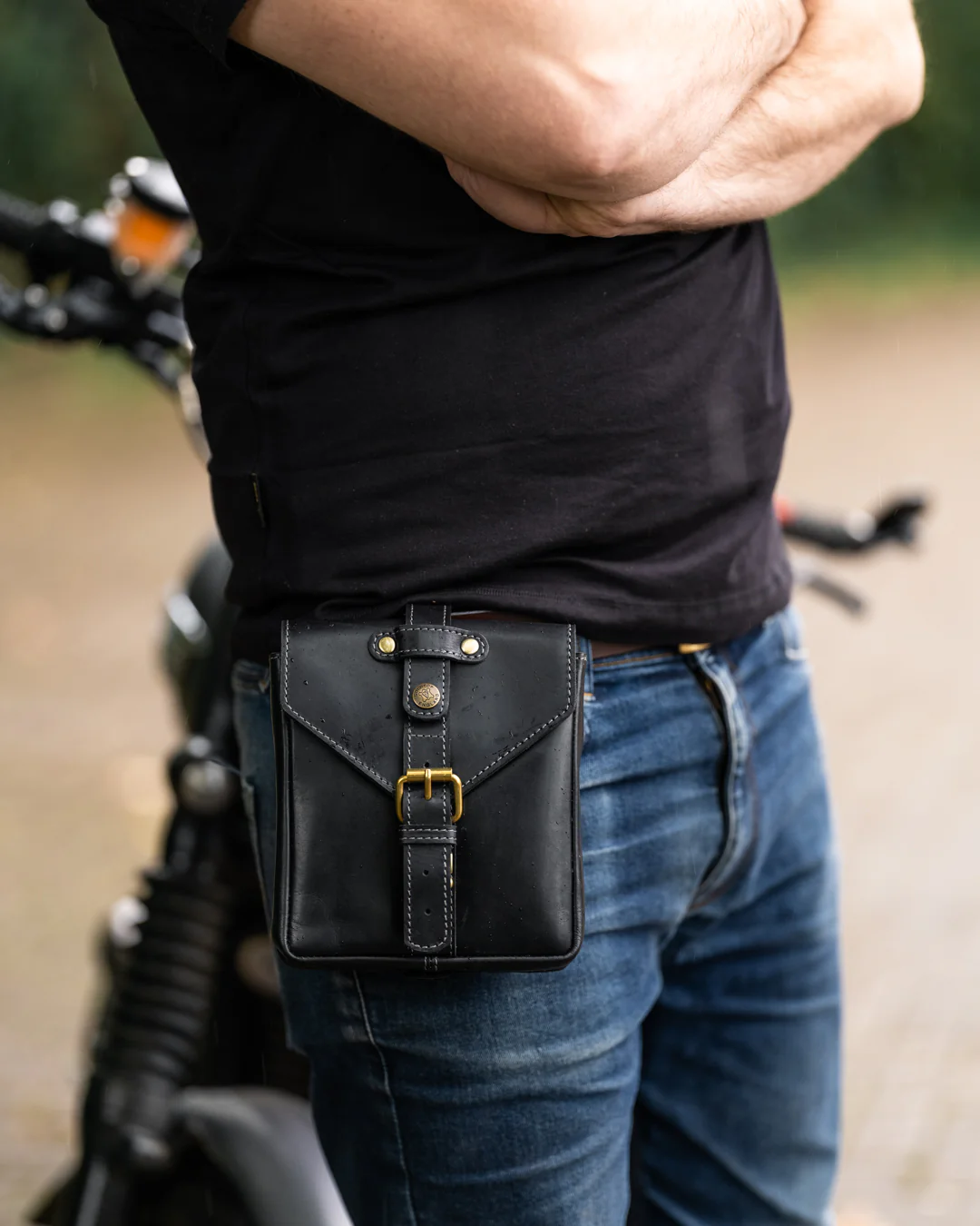 Leather Tank Bag - Small - Image 15
