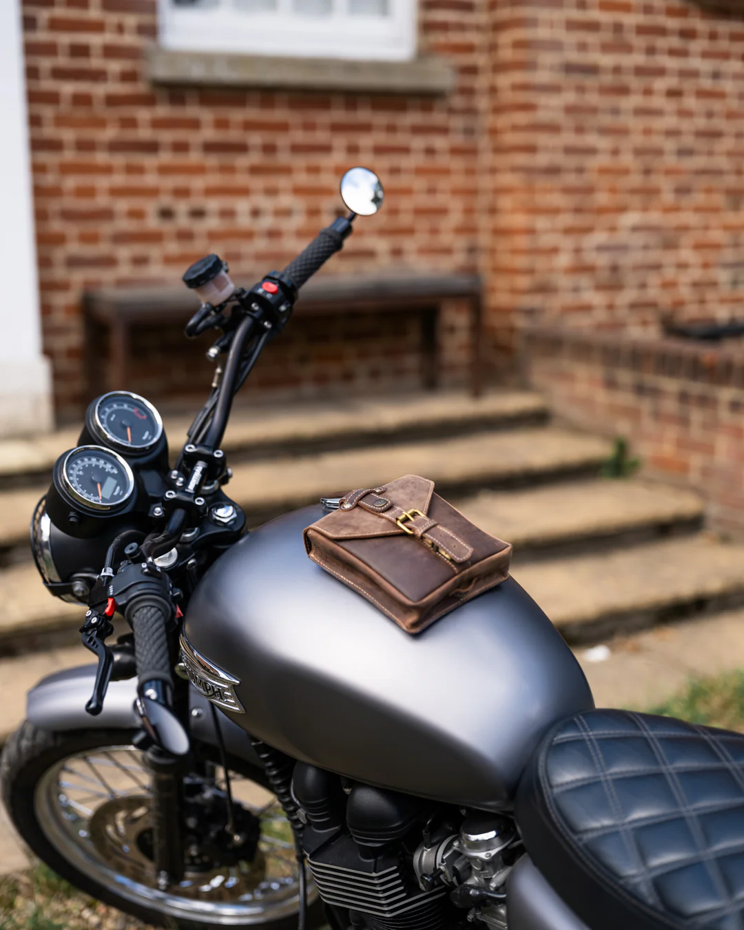 Leather Tank Bag - Small - Image 2