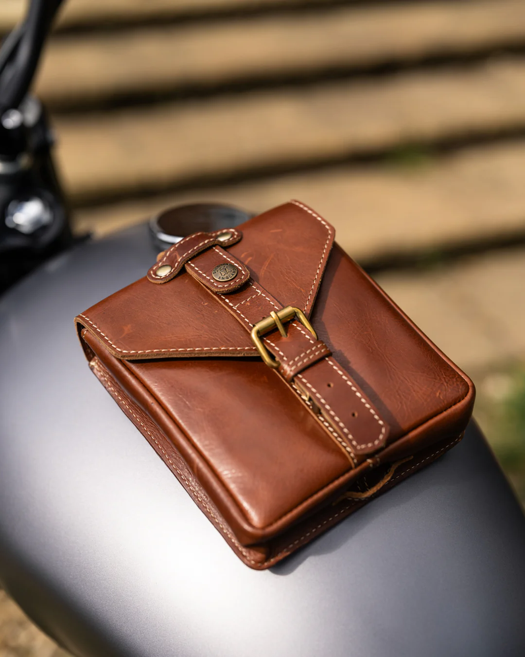 Leather Tank Bag - Small - Image 20