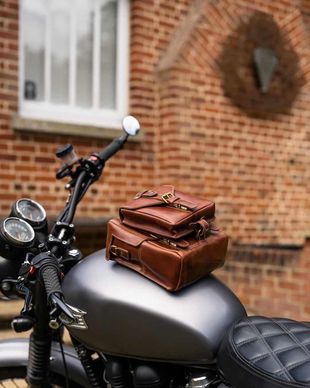Leather Tank Bag - Small - Image 28