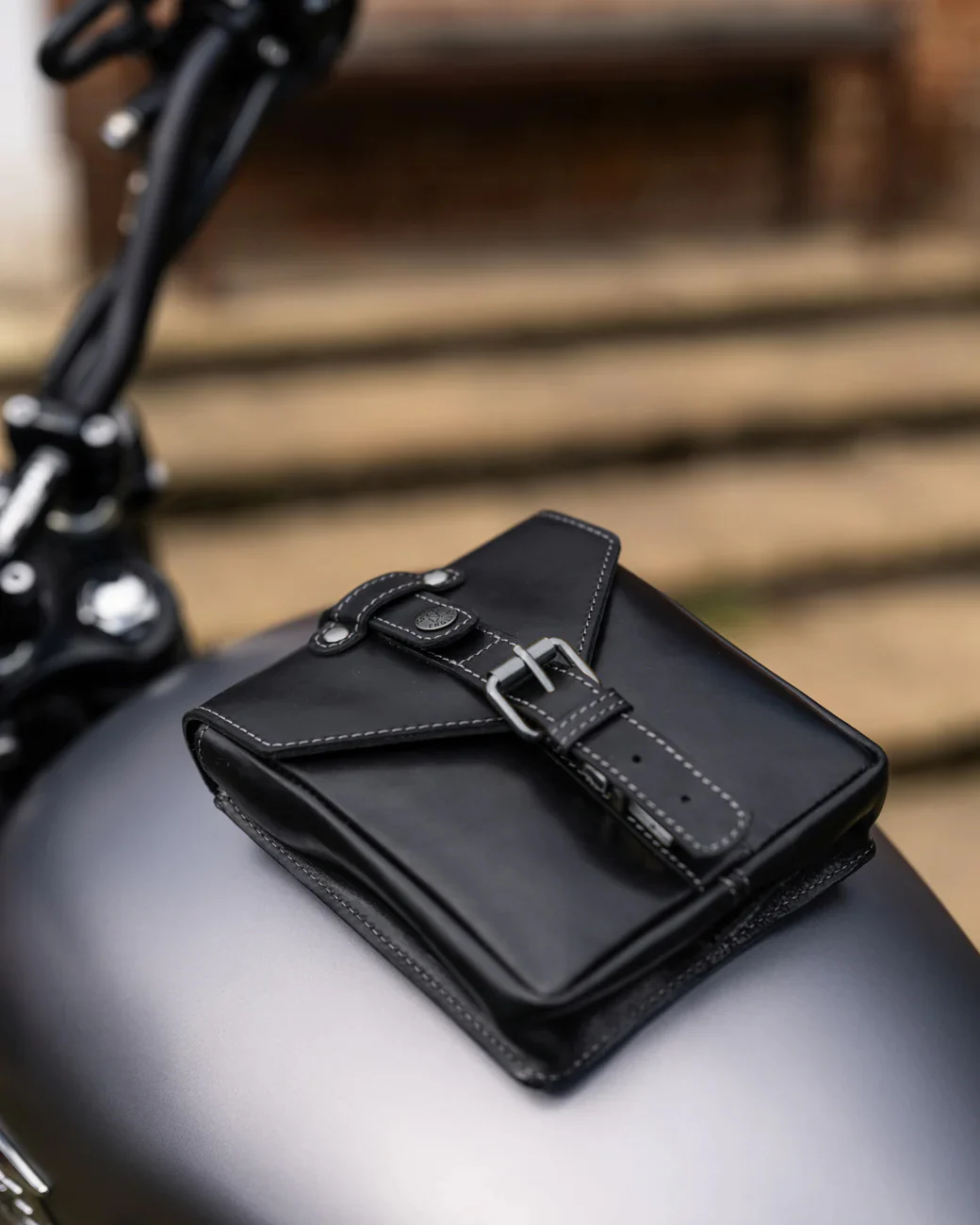 Leather Tank Bag - Small - Image 32