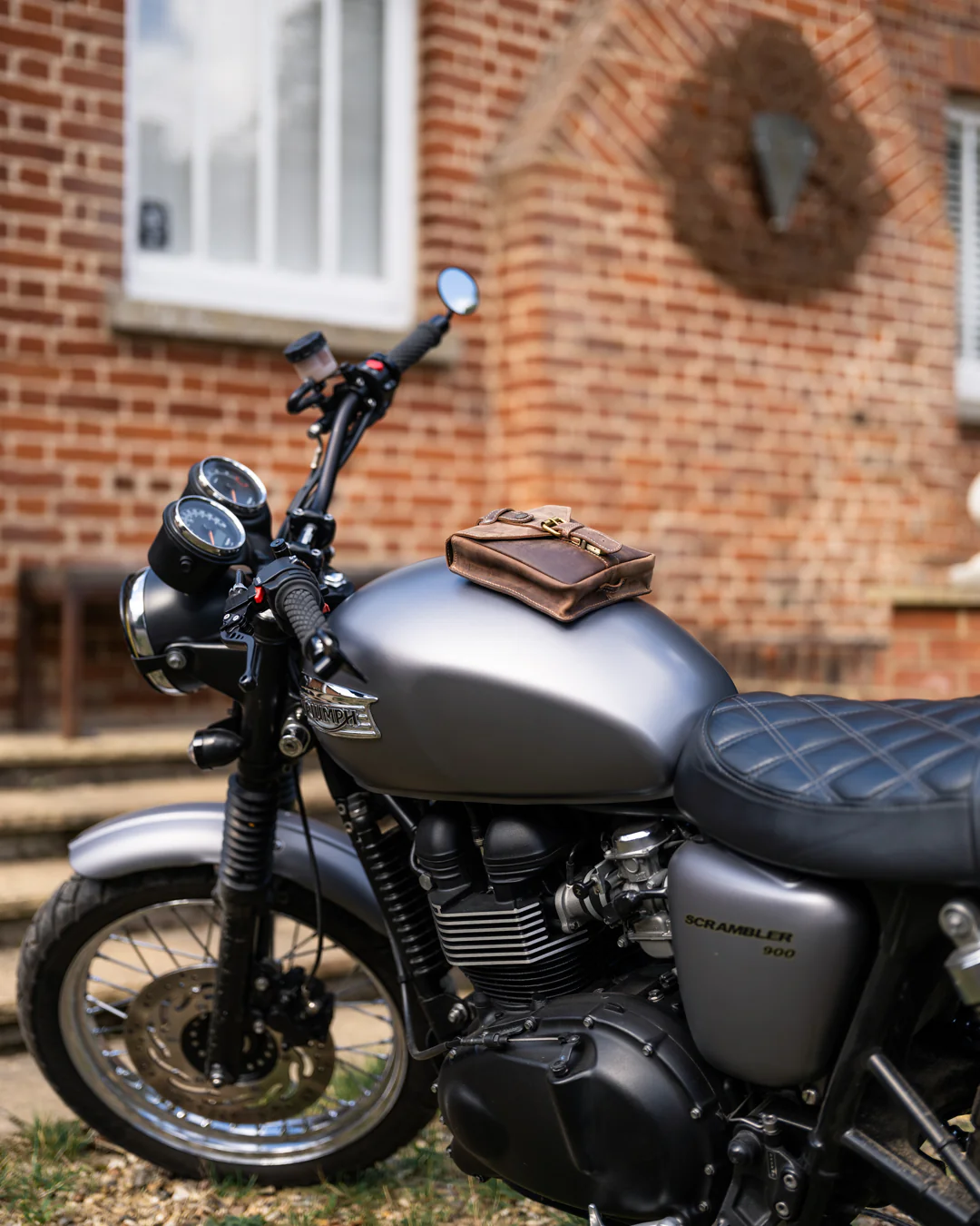 Leather Tank Bag - Small - Image 4