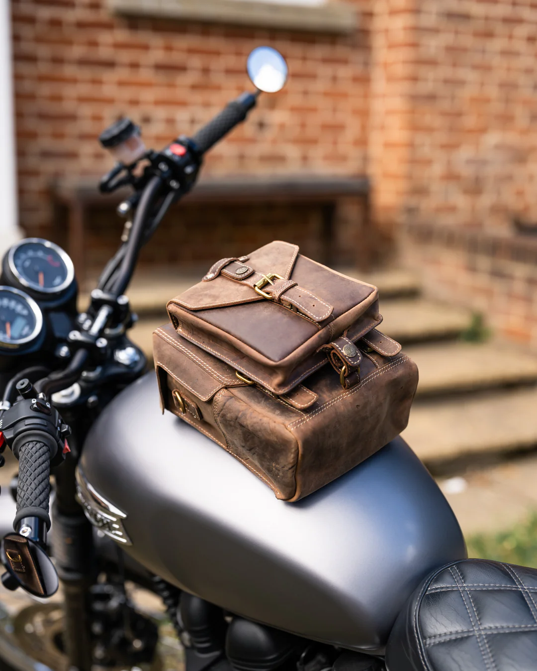 Leather Tank Bag - Small - Image 6