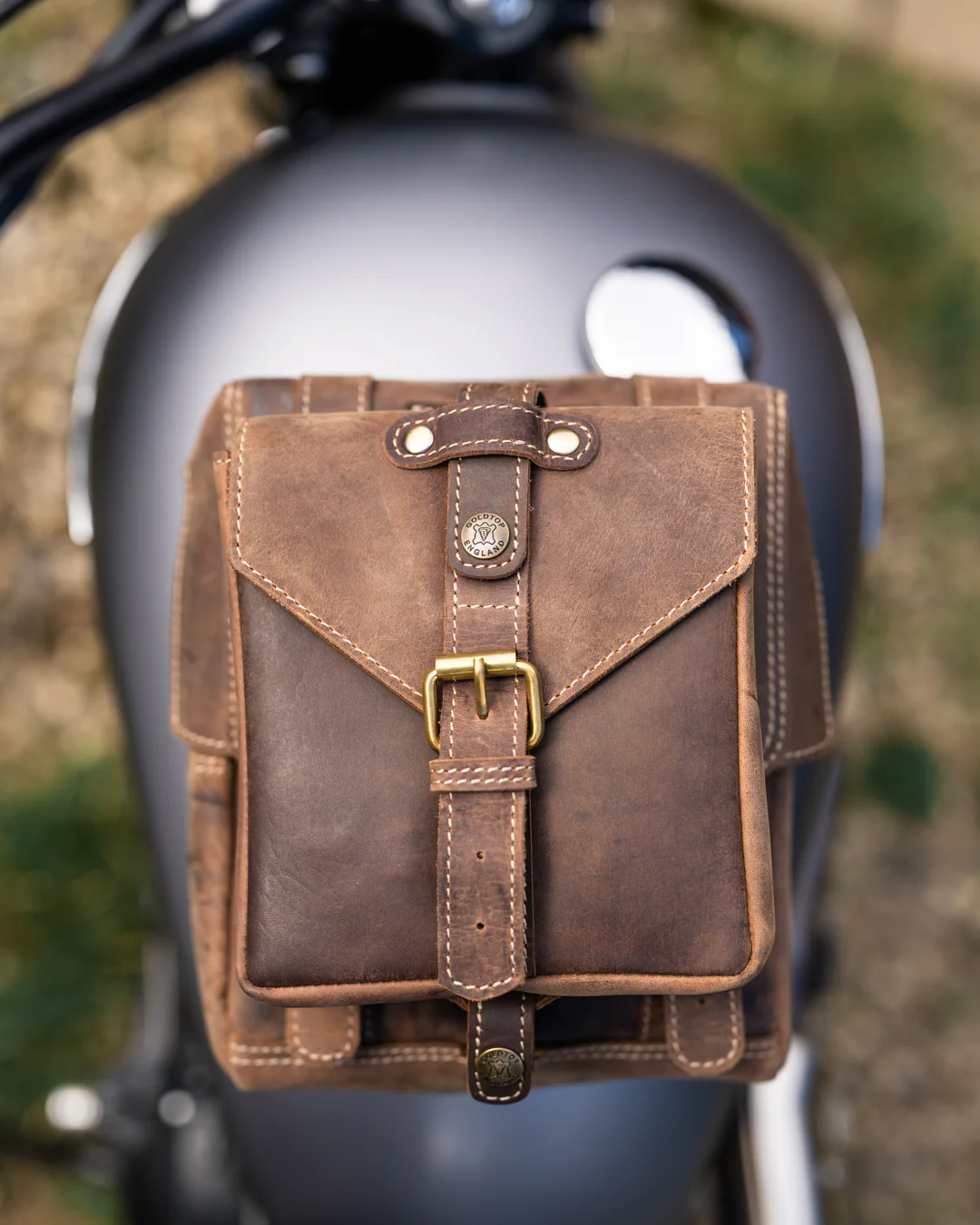 Leather Tank Bag - Small - Image 7