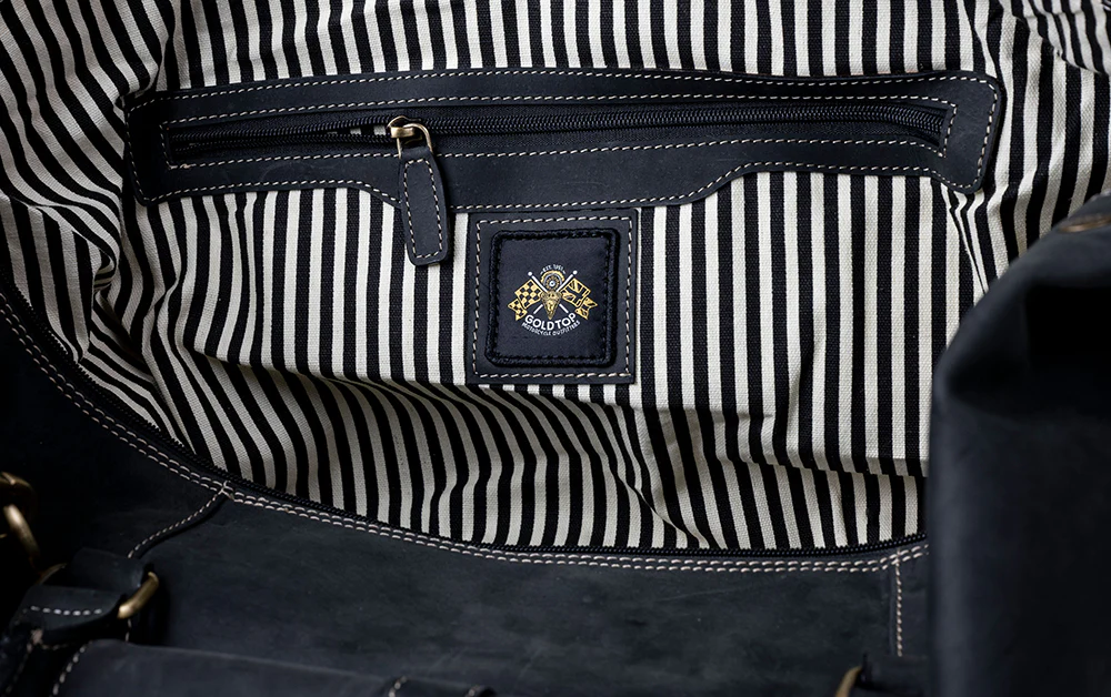 Leather Weekend Bag - Image 19
