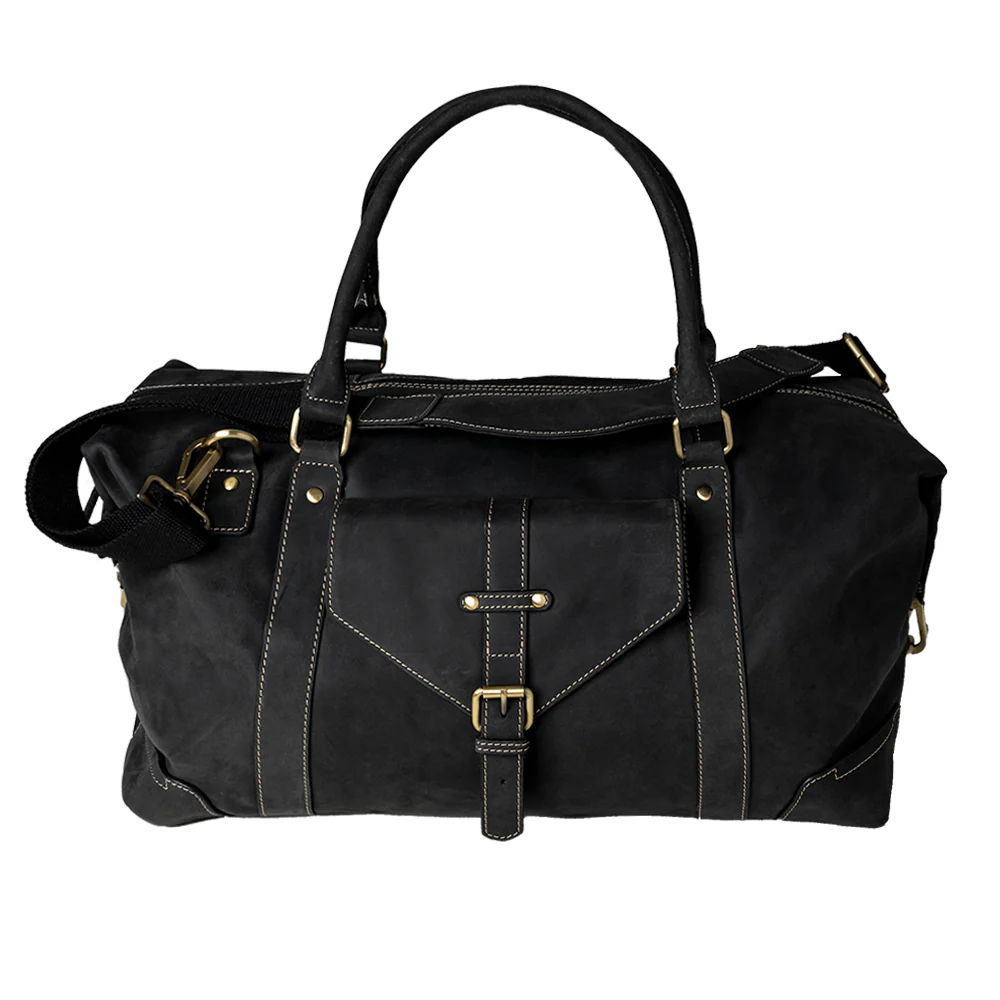 Leather Weekend Bag - Image 4