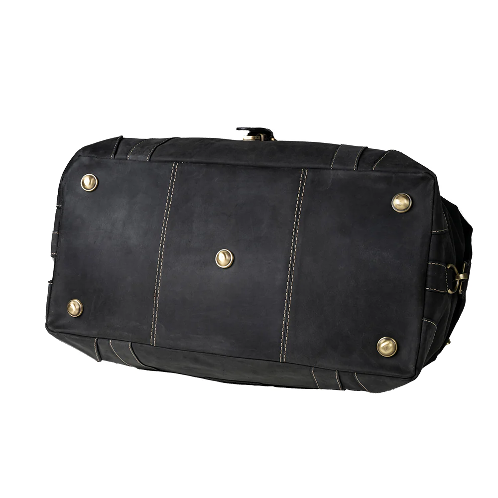 Leather Weekend Bag - Image 6