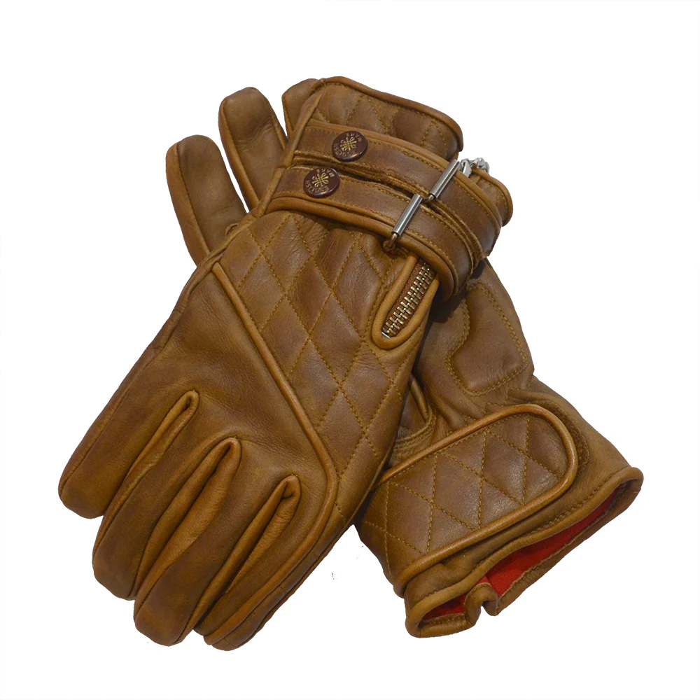 Quilted Cafe Racer Gloves - Image 10
