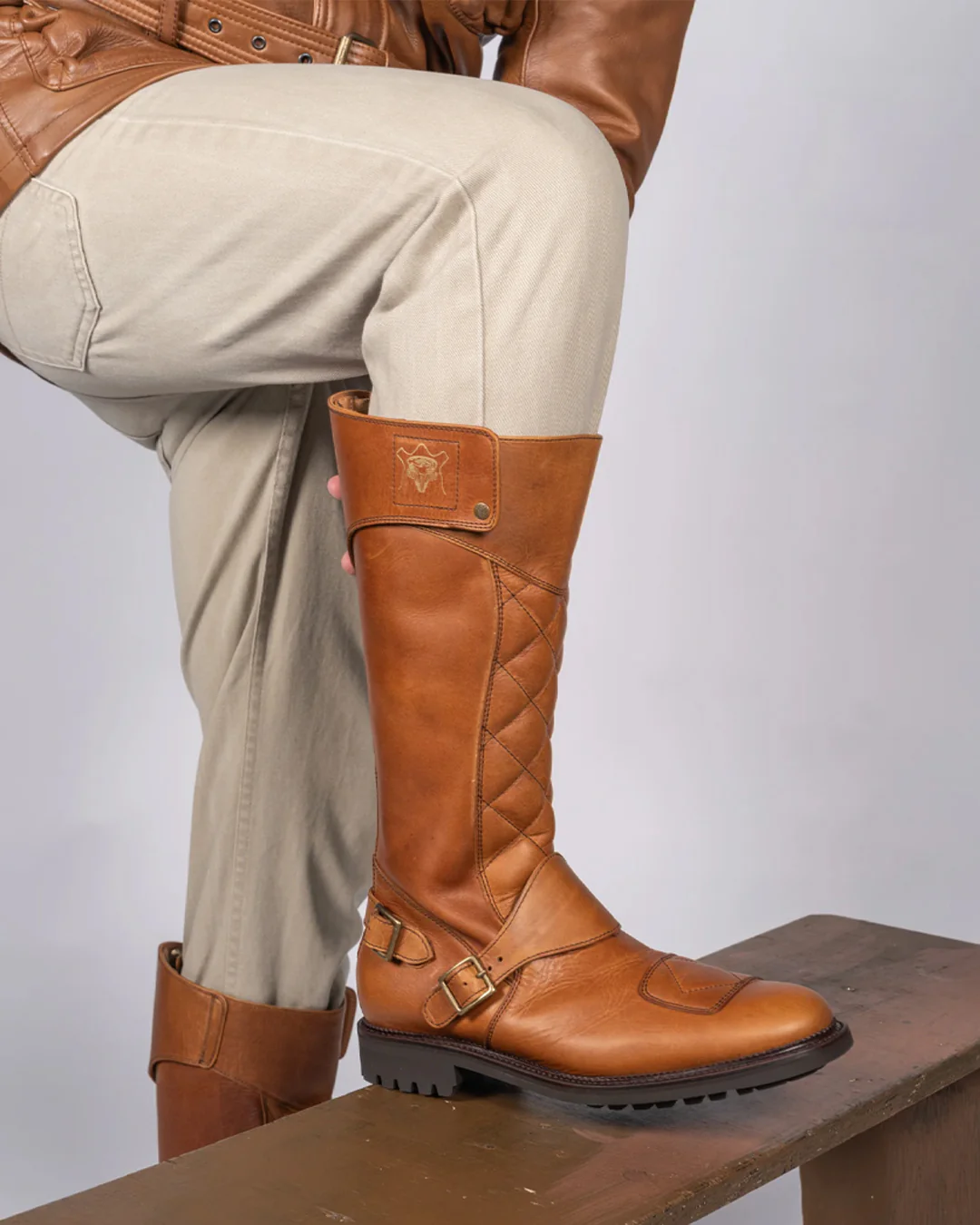 The Quilted Trophy Motorcycle Boots - Image 11