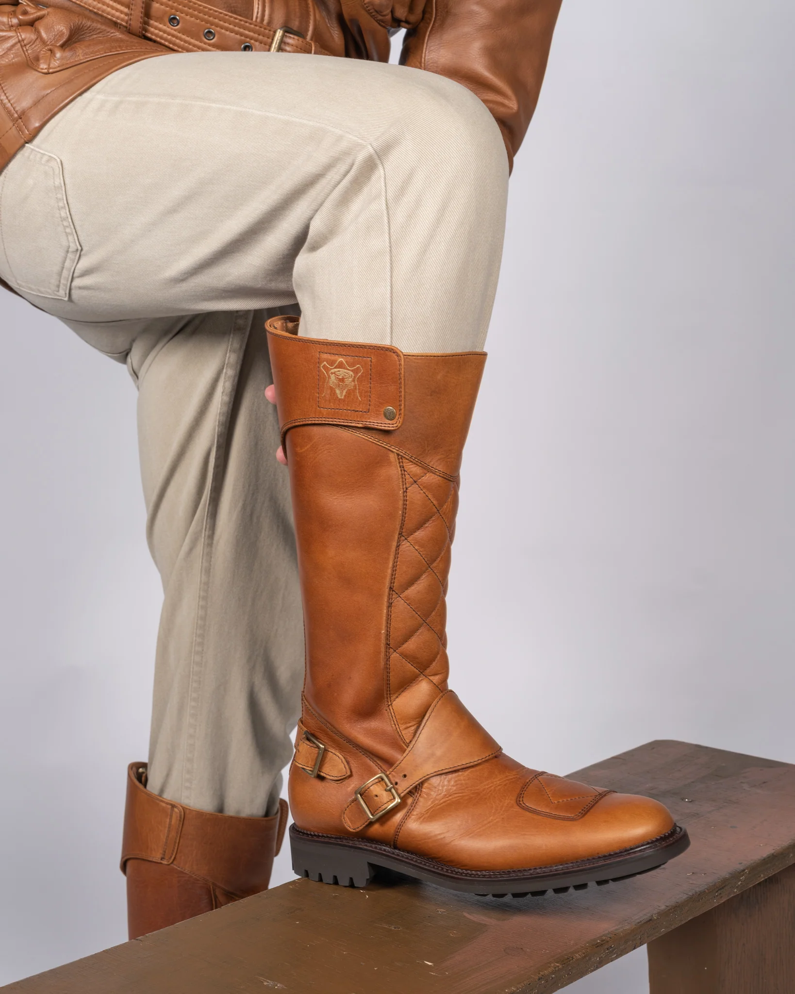 The Quilted Trophy Motorcycle Boots - Image 14