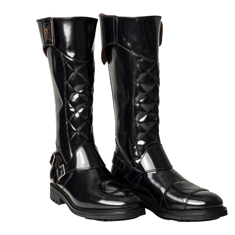 The Quilted Trophy Motorcycle Boots - Image 3