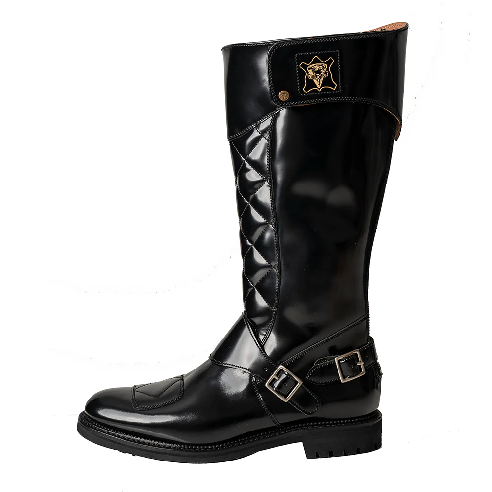 The Quilted Trophy Motorcycle Boots - Image 6