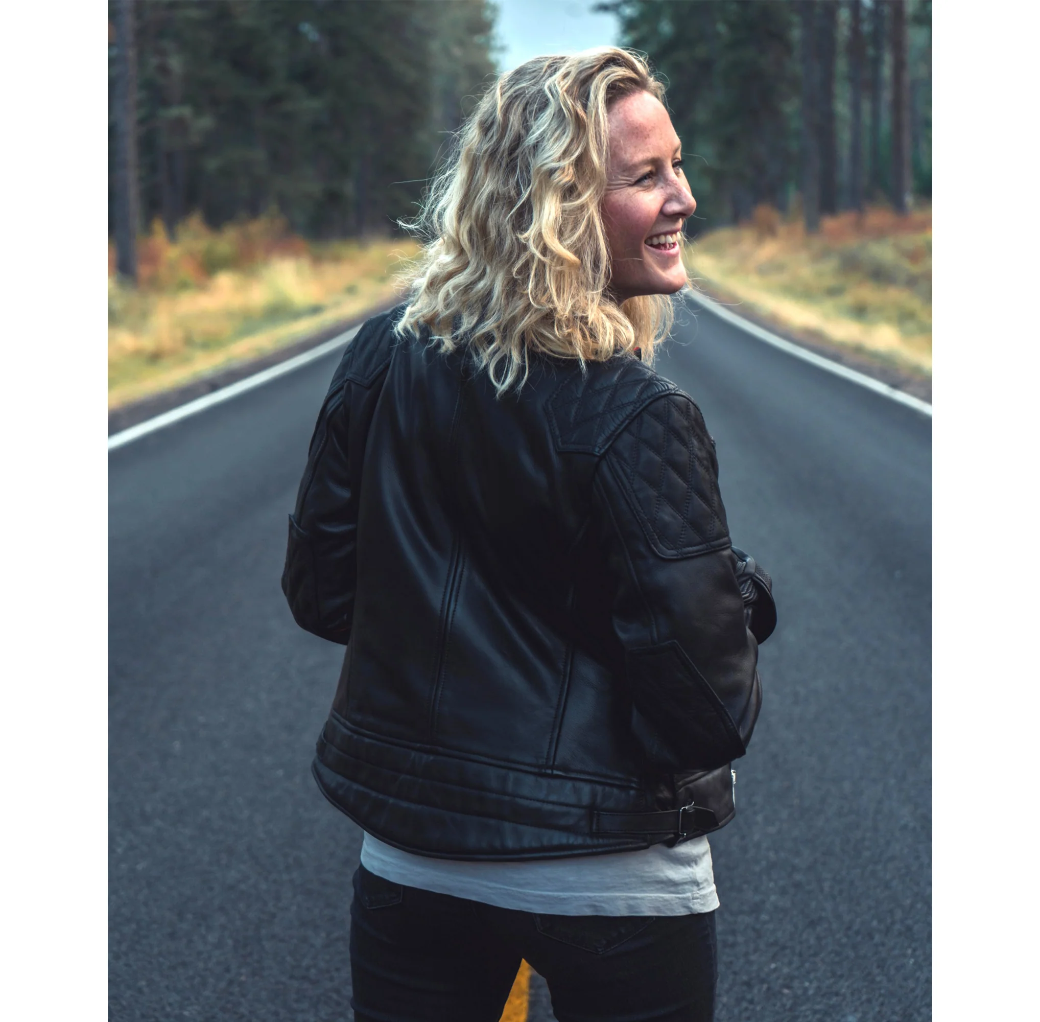 Womens '76 Cafe Racer Jacket - Image 21