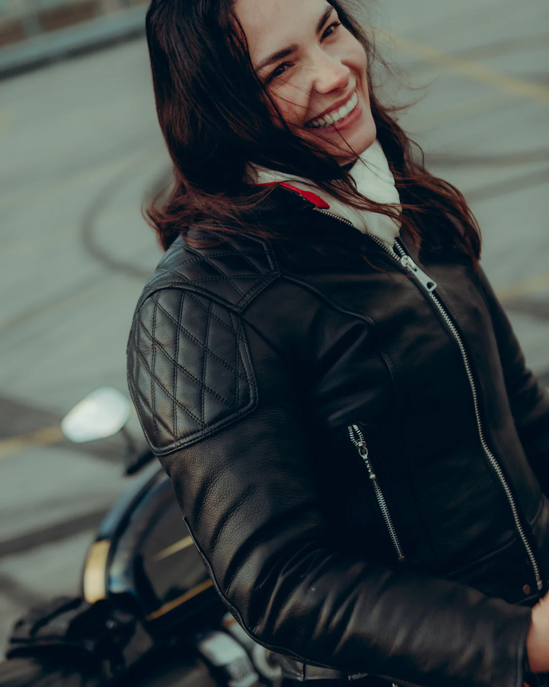 Womens '76 Cafe Racer Jacket - Image 4