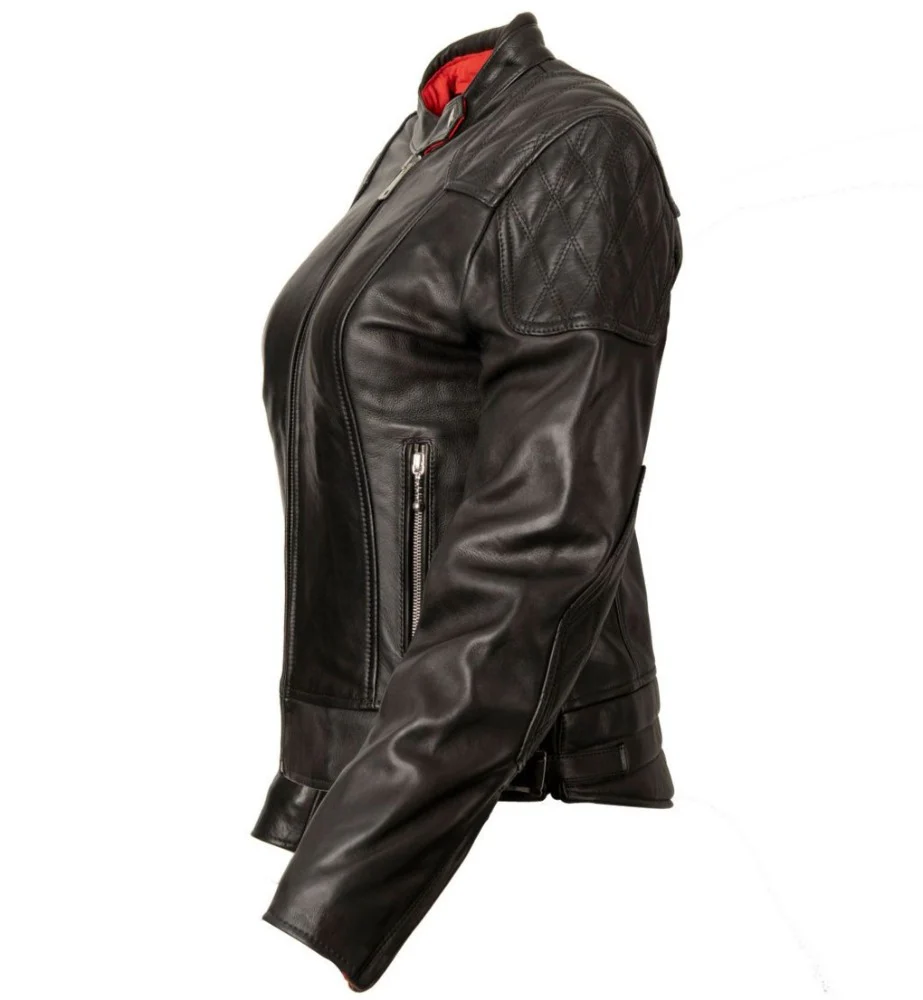 Womens '76 Cafe Racer Jacket - Image 8
